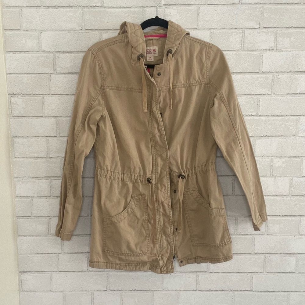 Mossimo by Target  sz Large Lightweight Cargo Khaki jacket